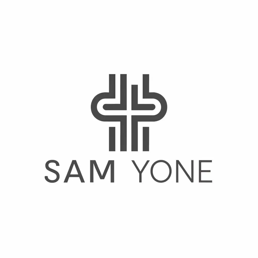 a logo design,with the text "SAM Yone", main symbol:Quincy,Moderate,clear background