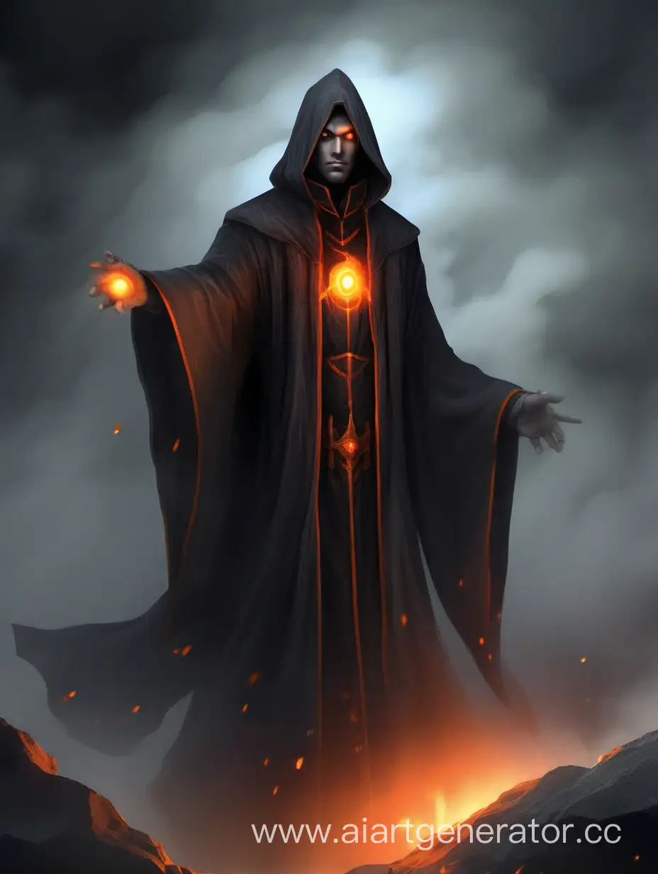 Mystical-Dark-Wizard-Portrait-with-Glowing-Orange-Eyes-in-the-Mist