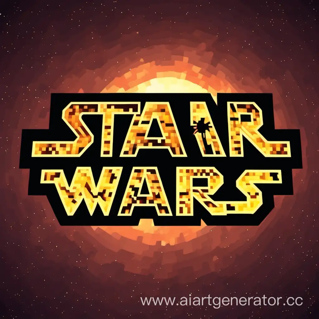 Сделай логотип для майнкрафт сервера по Star wars