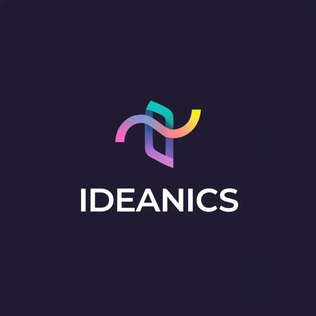 a logo design,with the text "Ideanics", main symbol:I,Moderate,be used in Technology industry,clear background