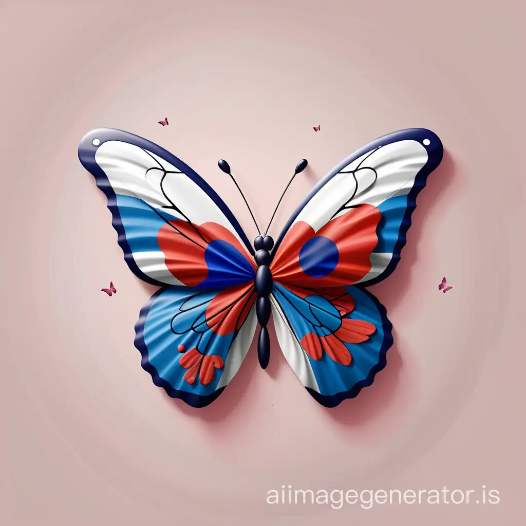 Korean-Flag-and-Butterfly-Fusion-in-Vibrant-Cosmetics-Store-Logo