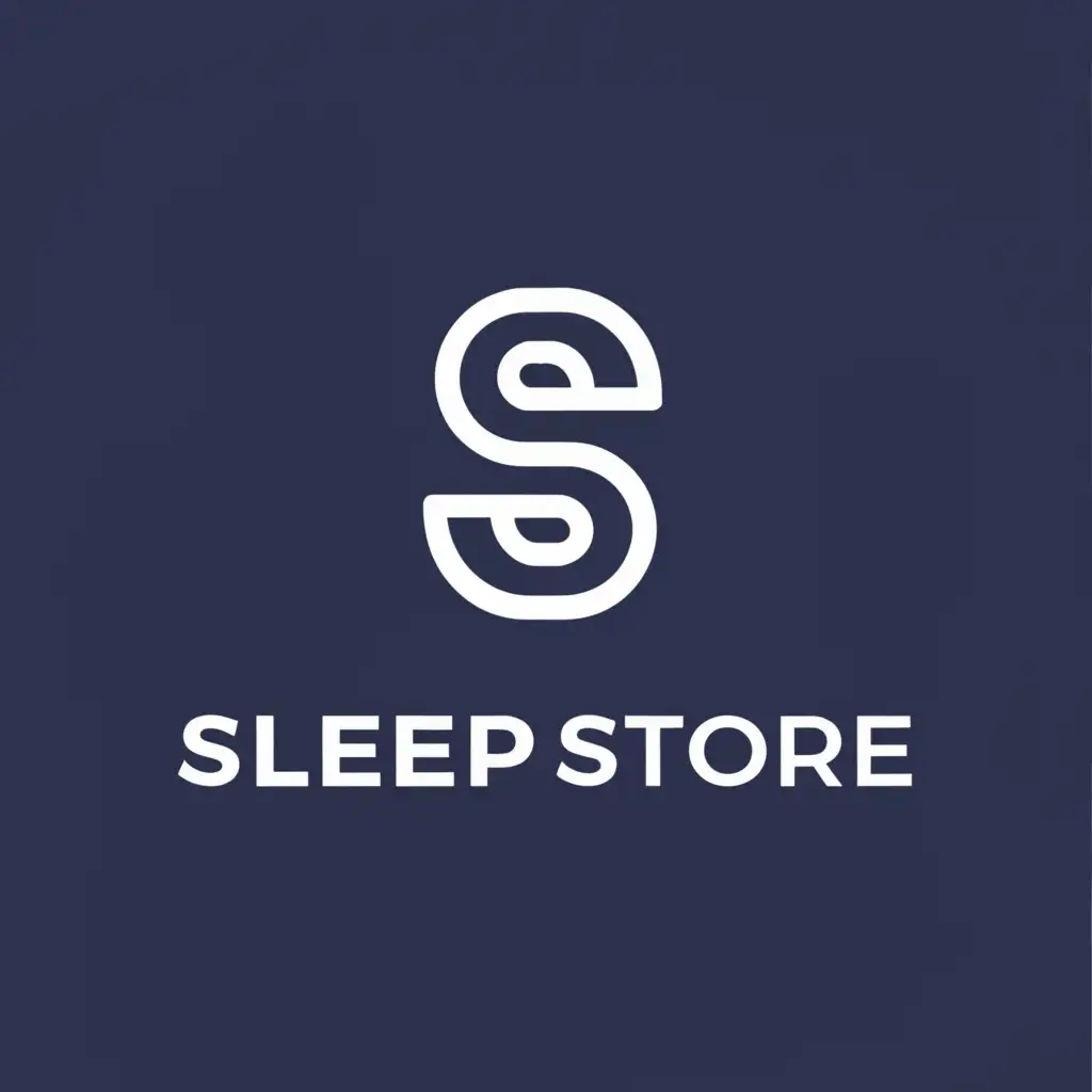 LOGO-Design-for-Sleep-Store-Minimalistic-SleepThemed-Design-on-Clear-Background