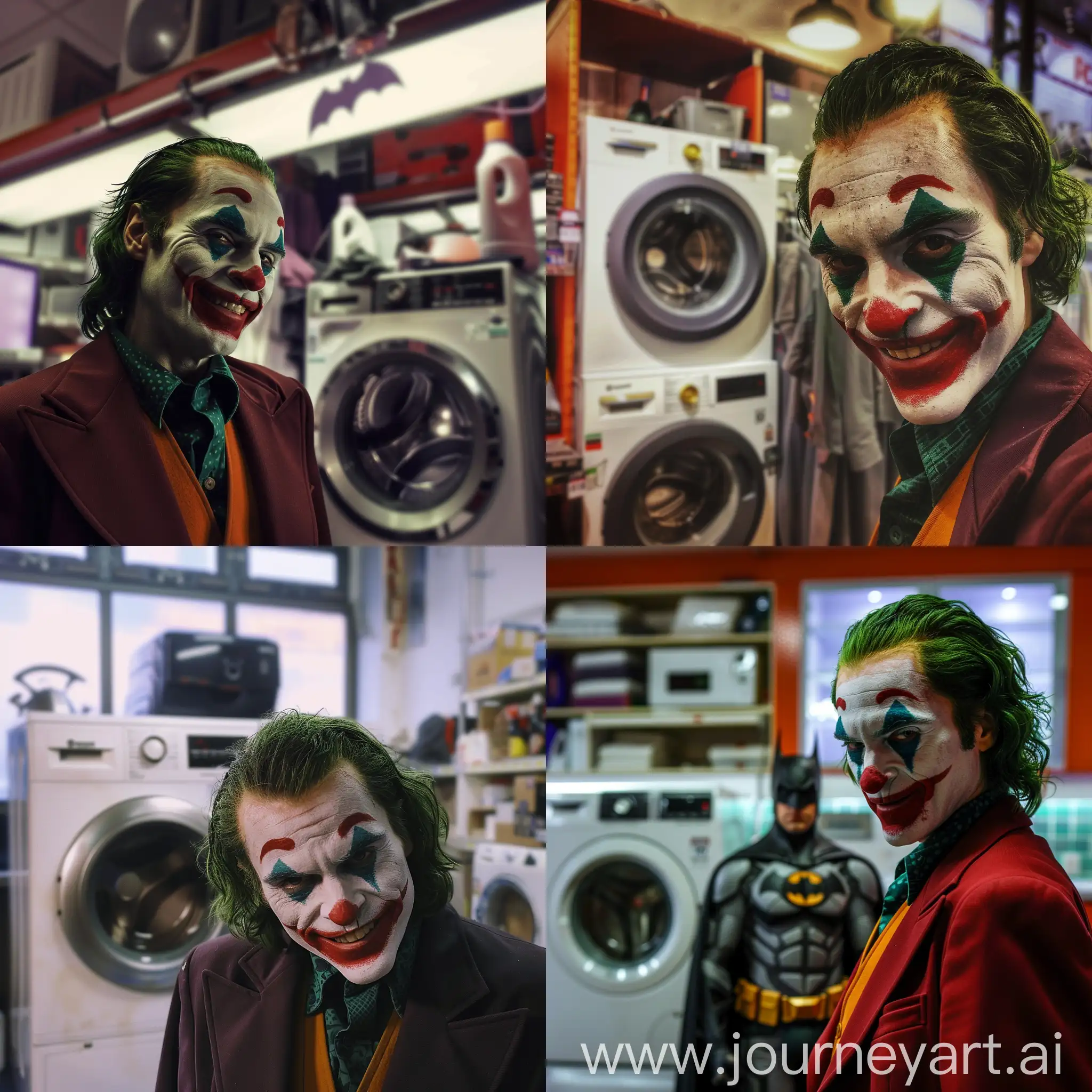 Joker-Smiling-in-Home-Appliance-Store-with-Realistic-Appliances