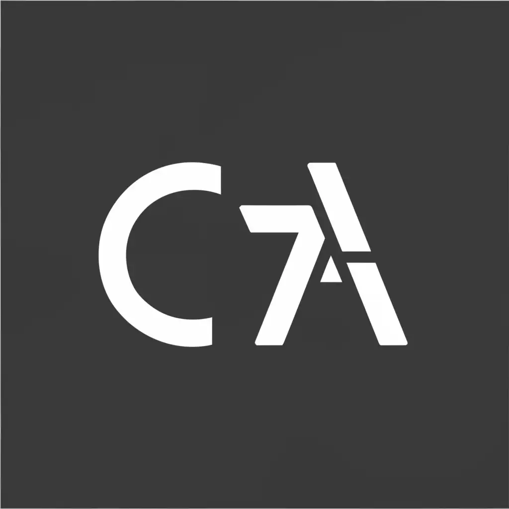 a logo design,with the text "CA Hunter", main symbol:CA,Minimalistic,be used in Legal industry,clear background