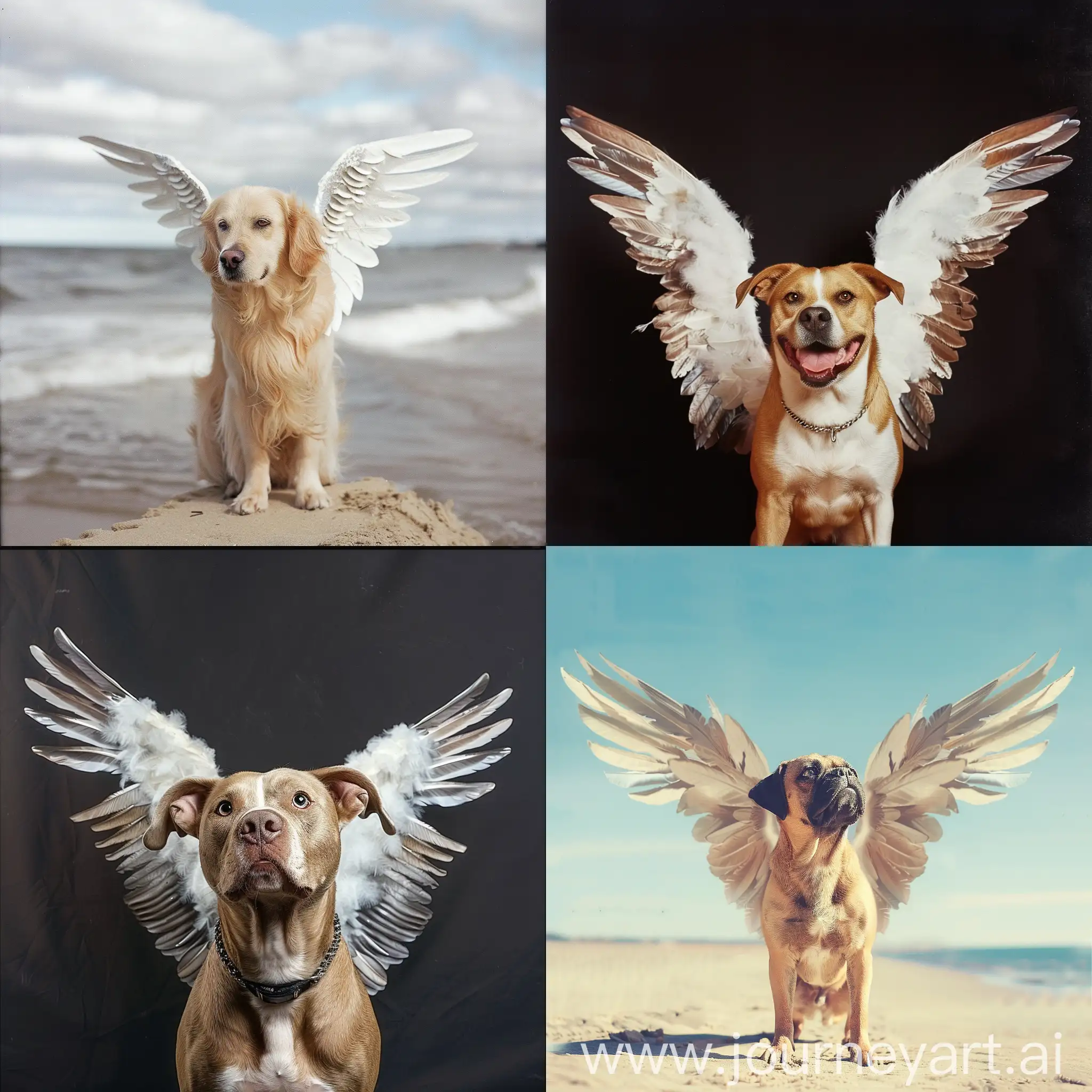 Majestic-Flying-Canine-Enigmatic-Creature-with-Angelic-Wings