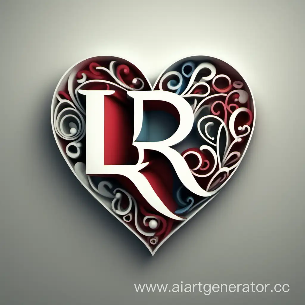 Heartshaped-Fusion-of-L-and-R-Letters