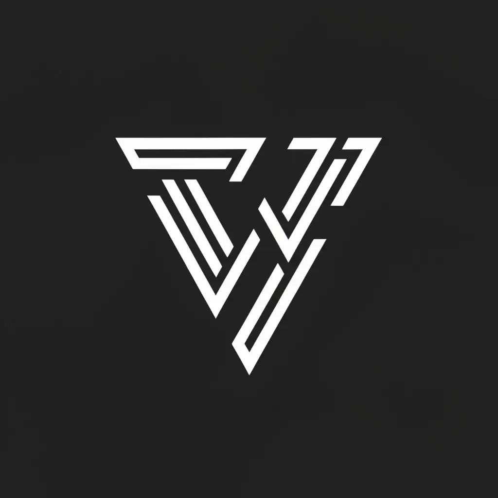 a logo design,with the text "VVS", main symbol:triangle,Minimalistic,be used in Events industry,clear background