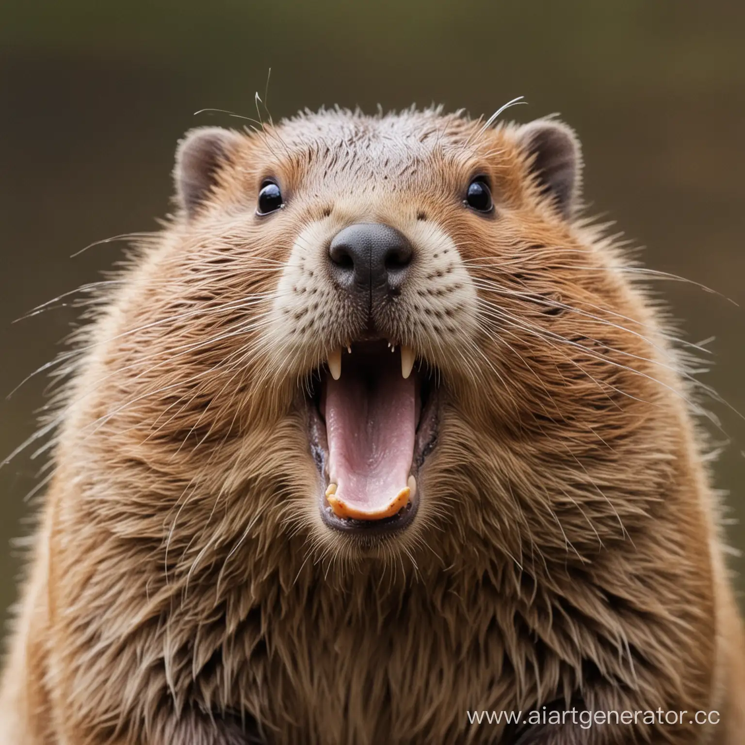 Toothless-Beaver-in-a-Tranquil-Forest-Setting