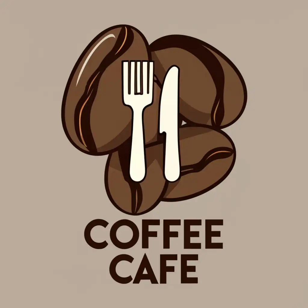 LOGO-Design-For-El-Tercio-Caf-Vintage-Coffee-Bean-Emblem-with-Elegant-Typography-for-Restaurant-Industry