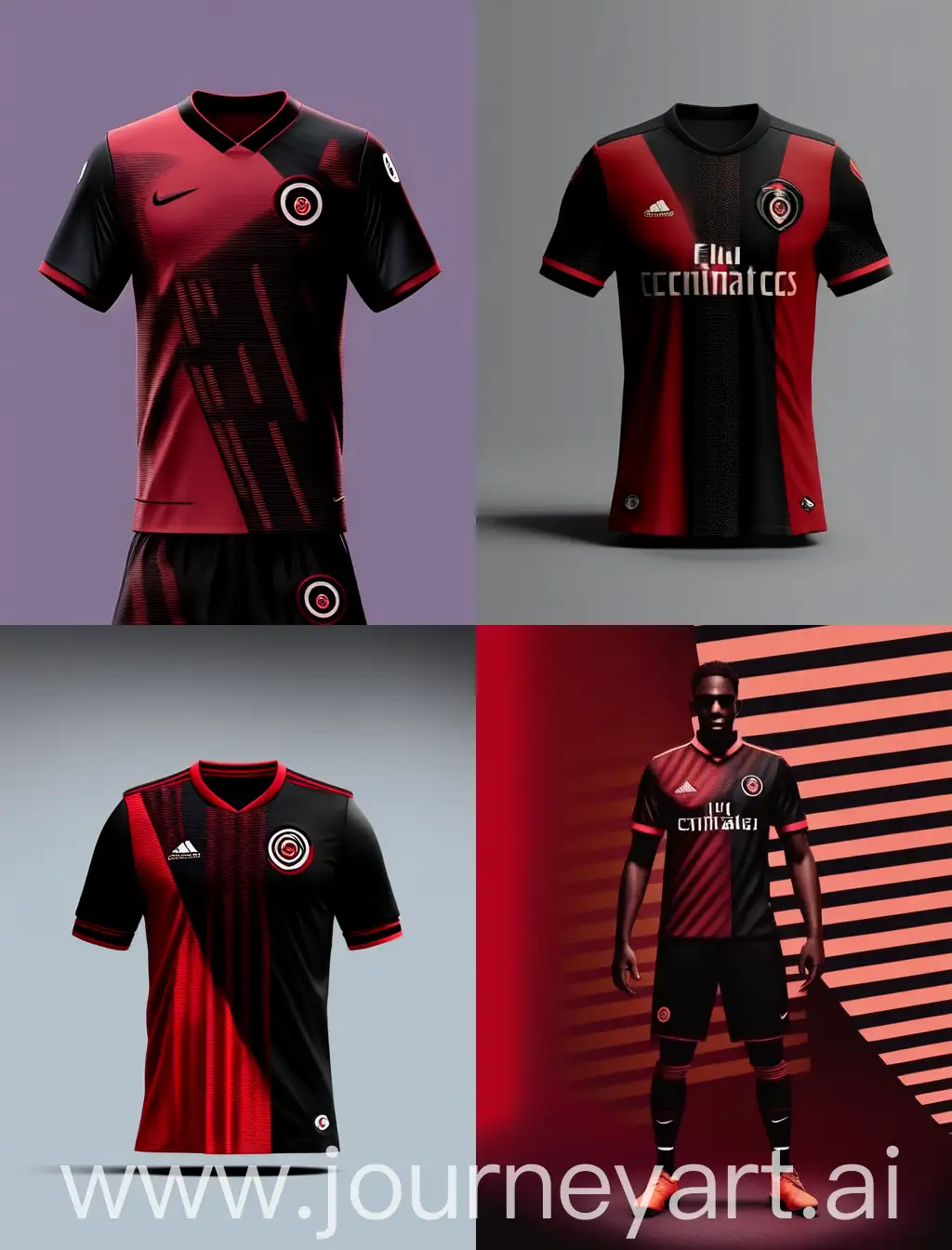 Make Milan football kit 