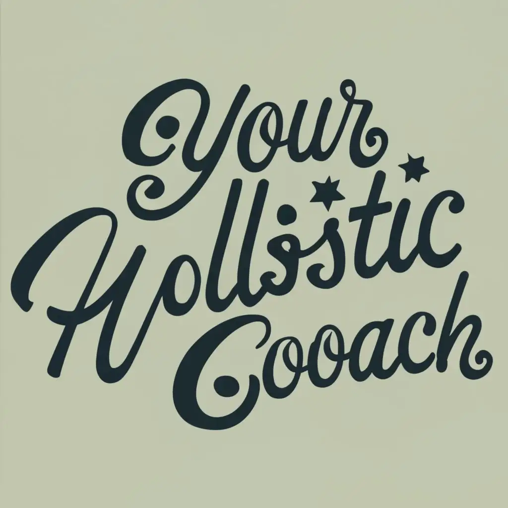 logo, only text, with the text "YourHolisticWelbeingCoach", typography