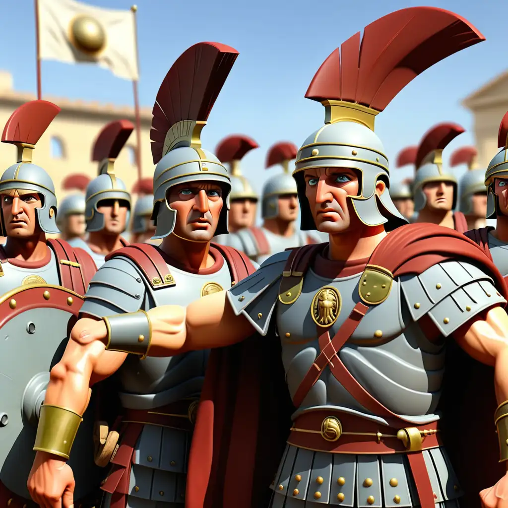 Mighty Legions of the Roman Empire in Formation