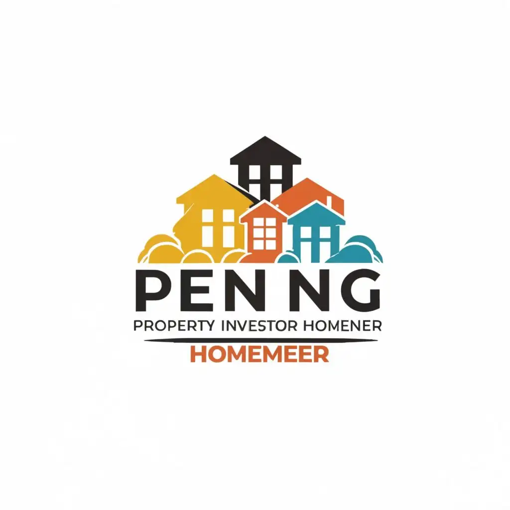 logo, PENANG, with the text "Penang Property Investor & Homeowner", typography, be used in Events industry