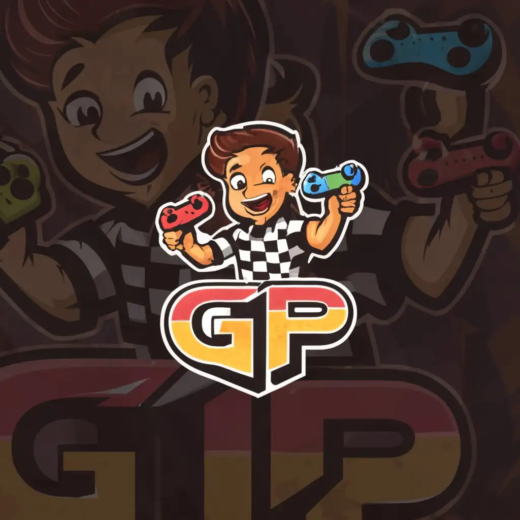 a logo design,with the text "GP", main symbol:trick and tips your game,Moderate,be used in Events industry,clear background
