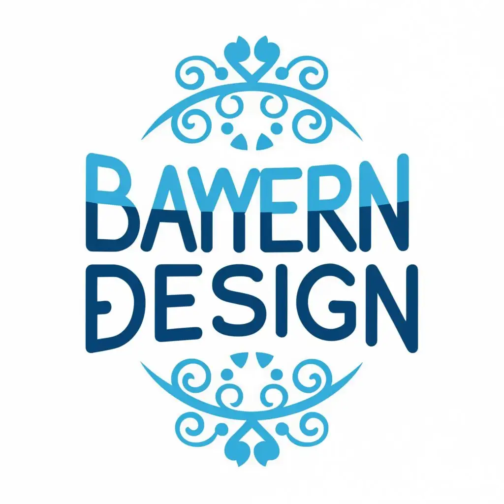 logo, Bavaria, with the text "Bayerndesign", typography, be used in Technology industry