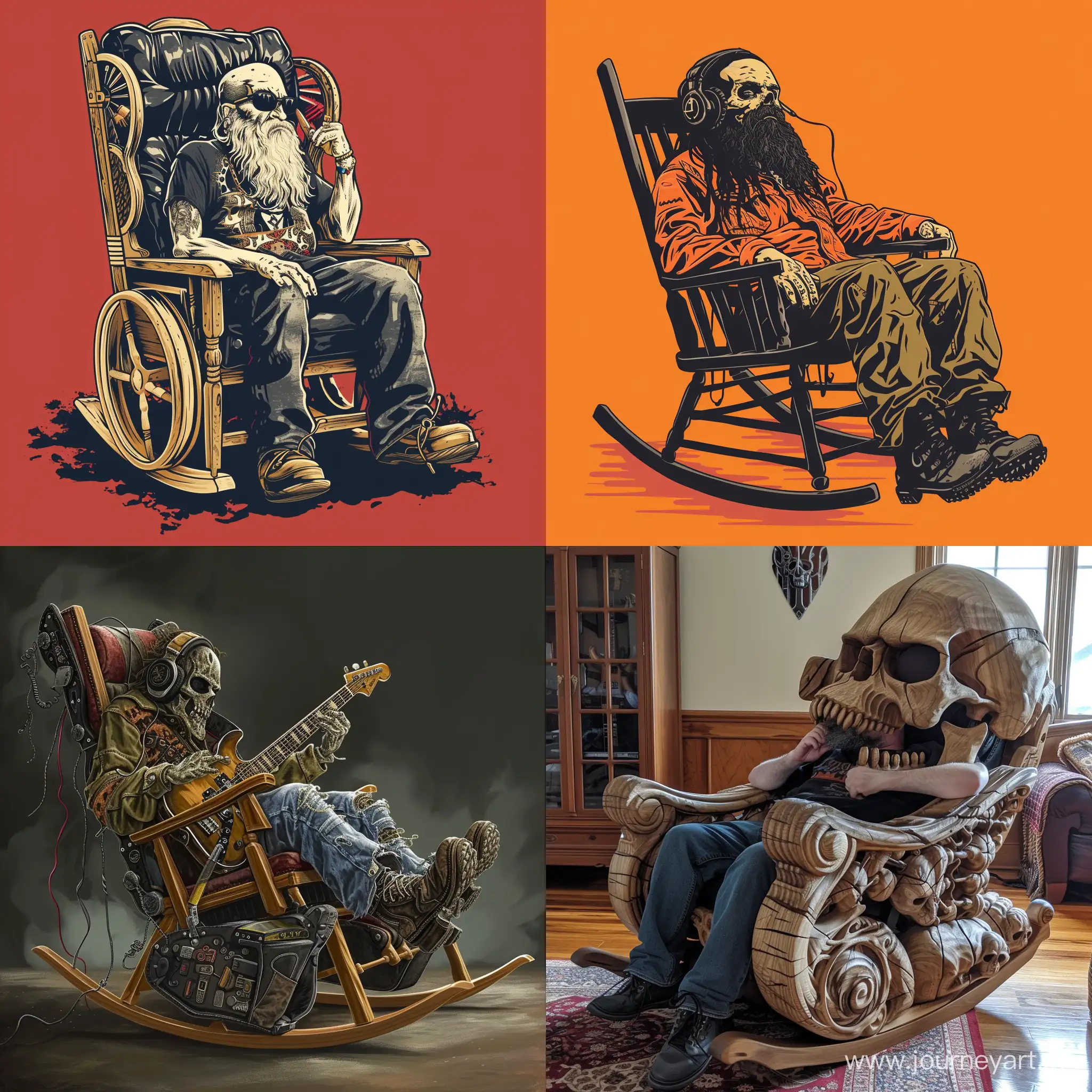 Epic-Rock-Enthusiast-Creates-Super-Mega-Gig-Vibes-in-a-Rocking-Chair