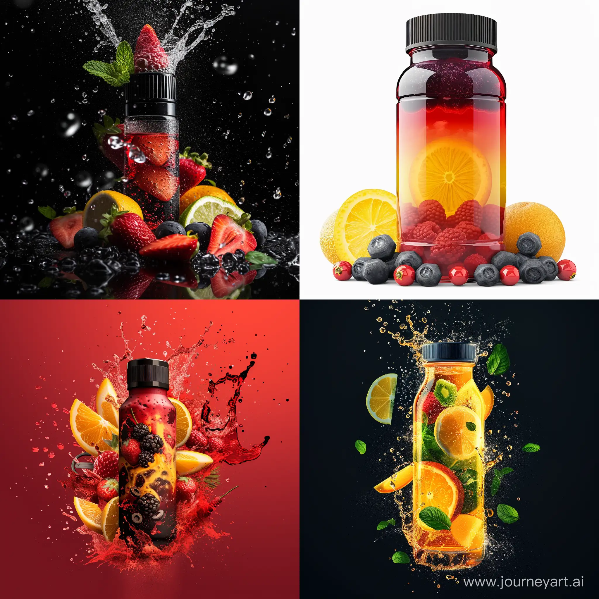 A new energidrink with all the same ingredients that are in pre-workout formula. Make it eye catching, and make the buyer want it for their workout
