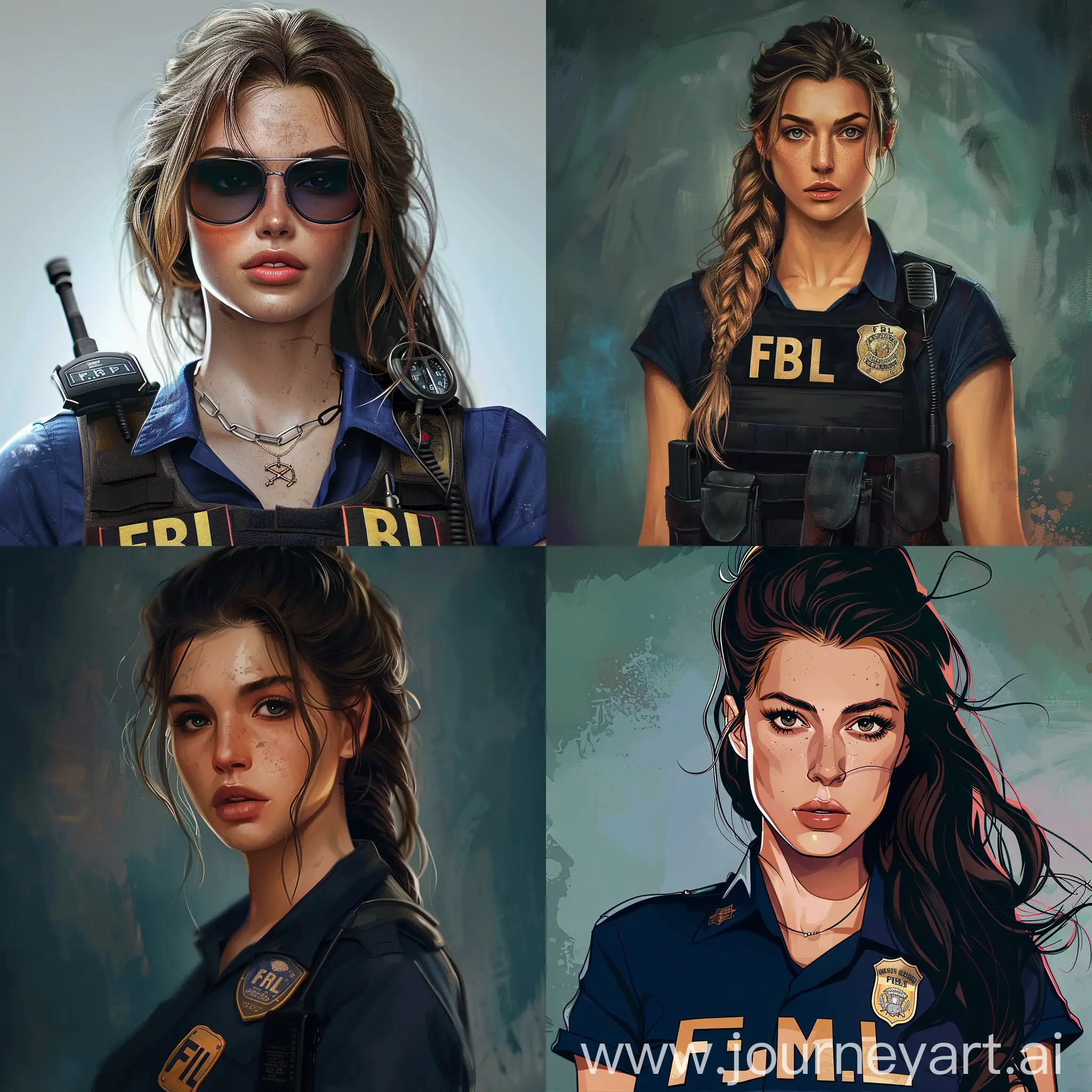 FBI-Girl-in-Action-Undercover-Operation-with-Gun