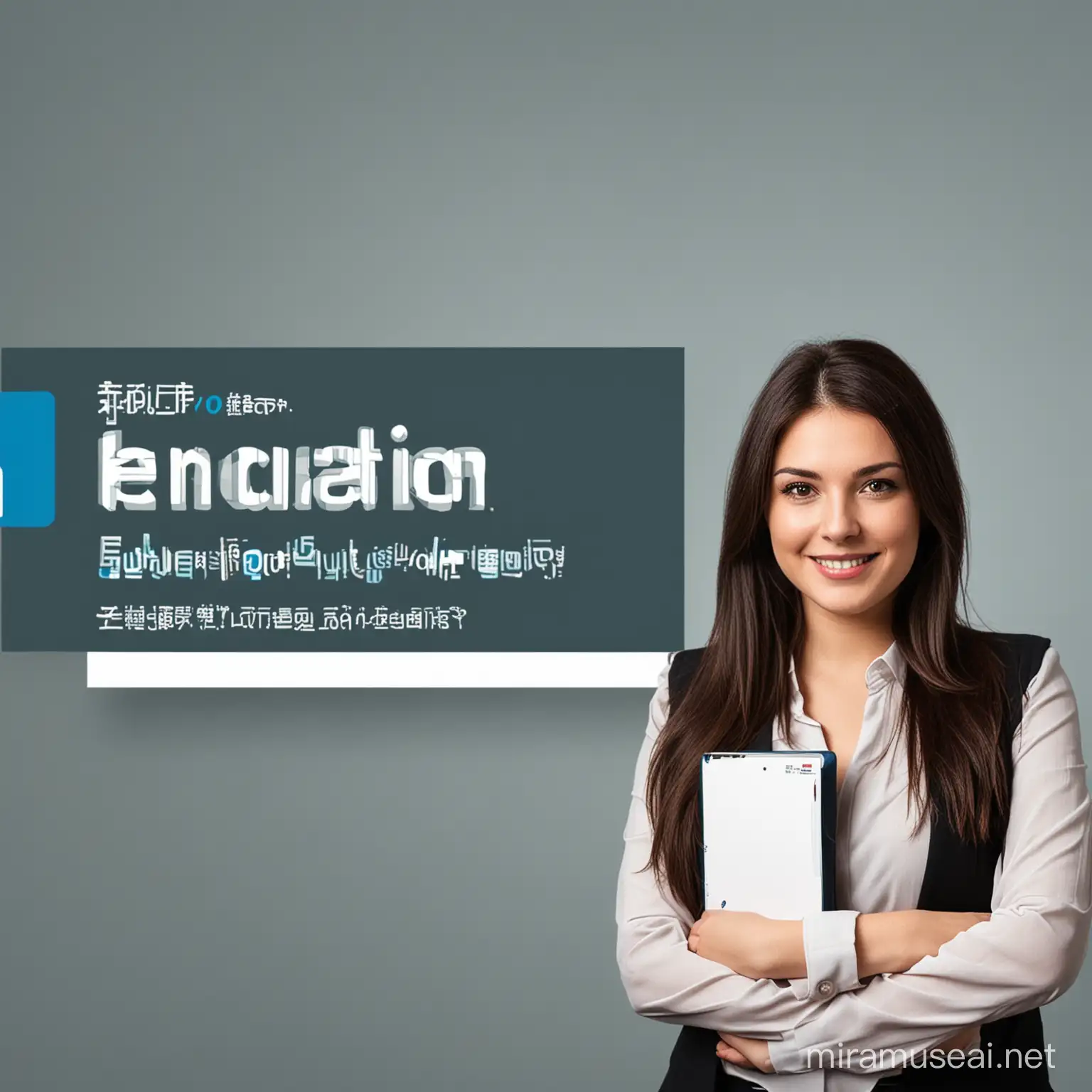create a linkedin header about education consultant
