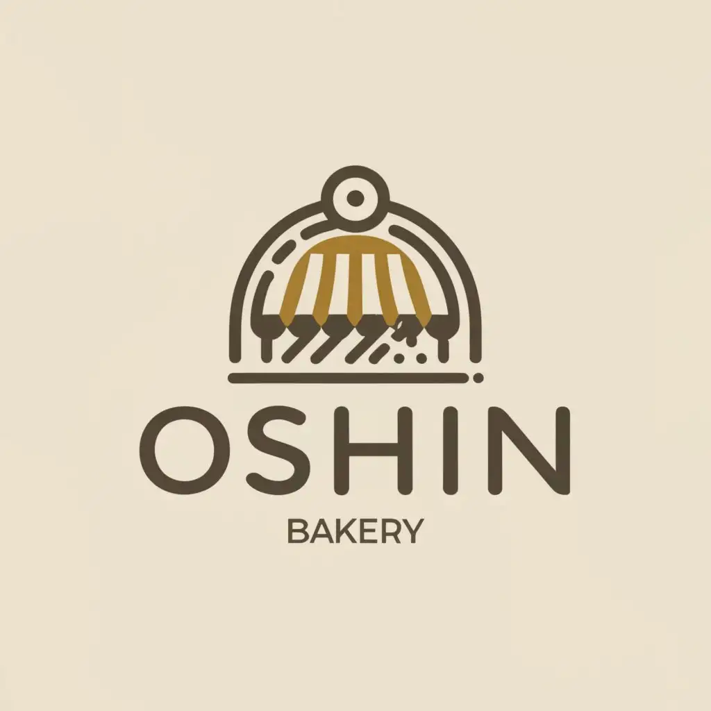 a logo design,with the text "Oshin", main symbol:Bakery,Moderate,be used in Restaurant industry,clear background