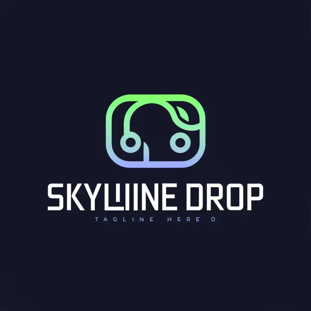 LOGO-Design-for-SkylineDrop-AirPods-Symbol-with-Modern-and-TechInspired-Aesthetics-for-a-Clear-and-Professional-Look