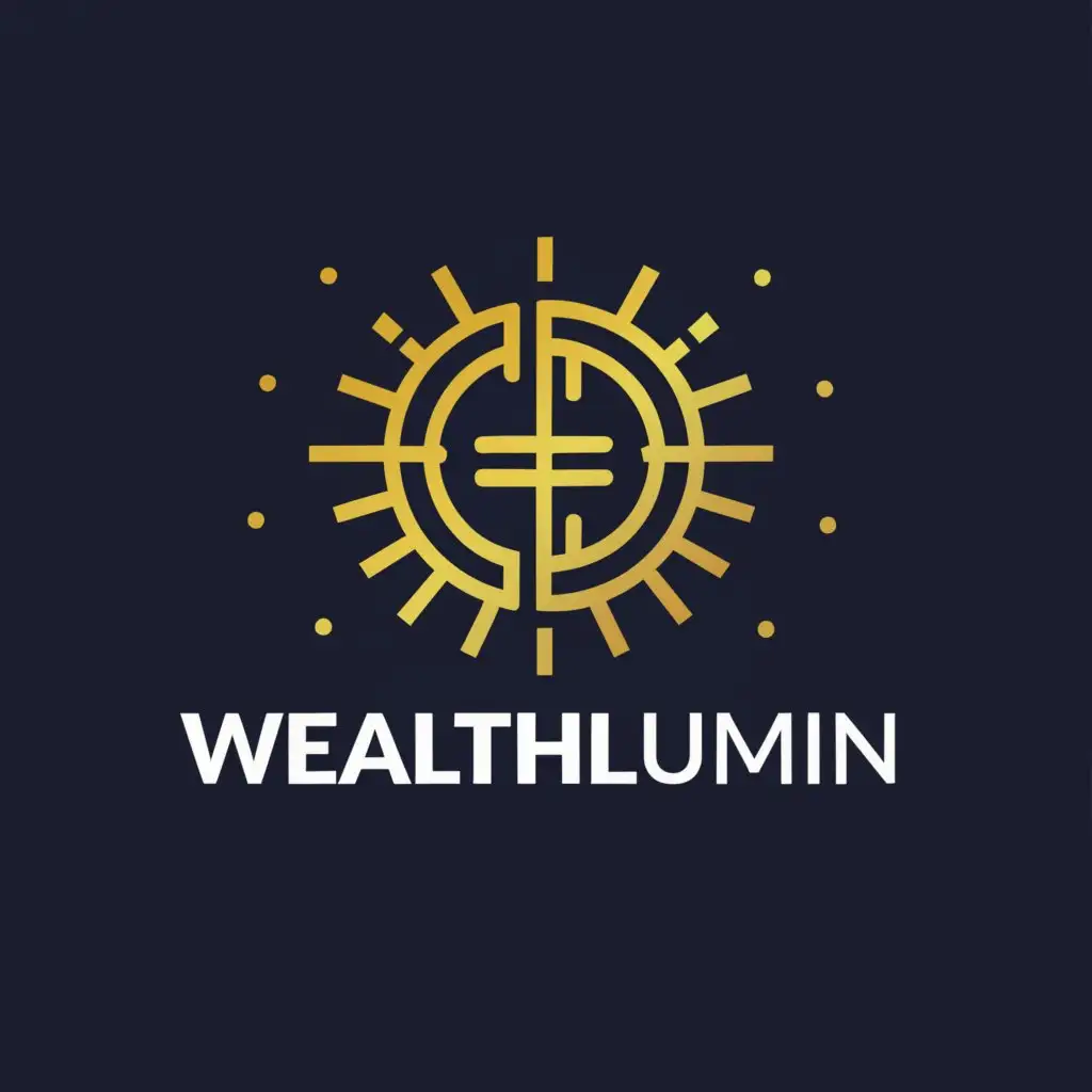 a logo design,with the text "wealthlumin", main symbol:money,Moderate,be used in Finance industry,clear background
