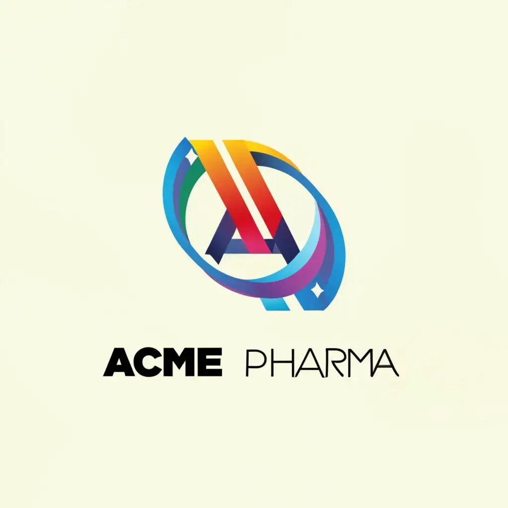 LOGO-Design-For-Acme-Pharma-Professional-Typography-with-Simple-Symbol