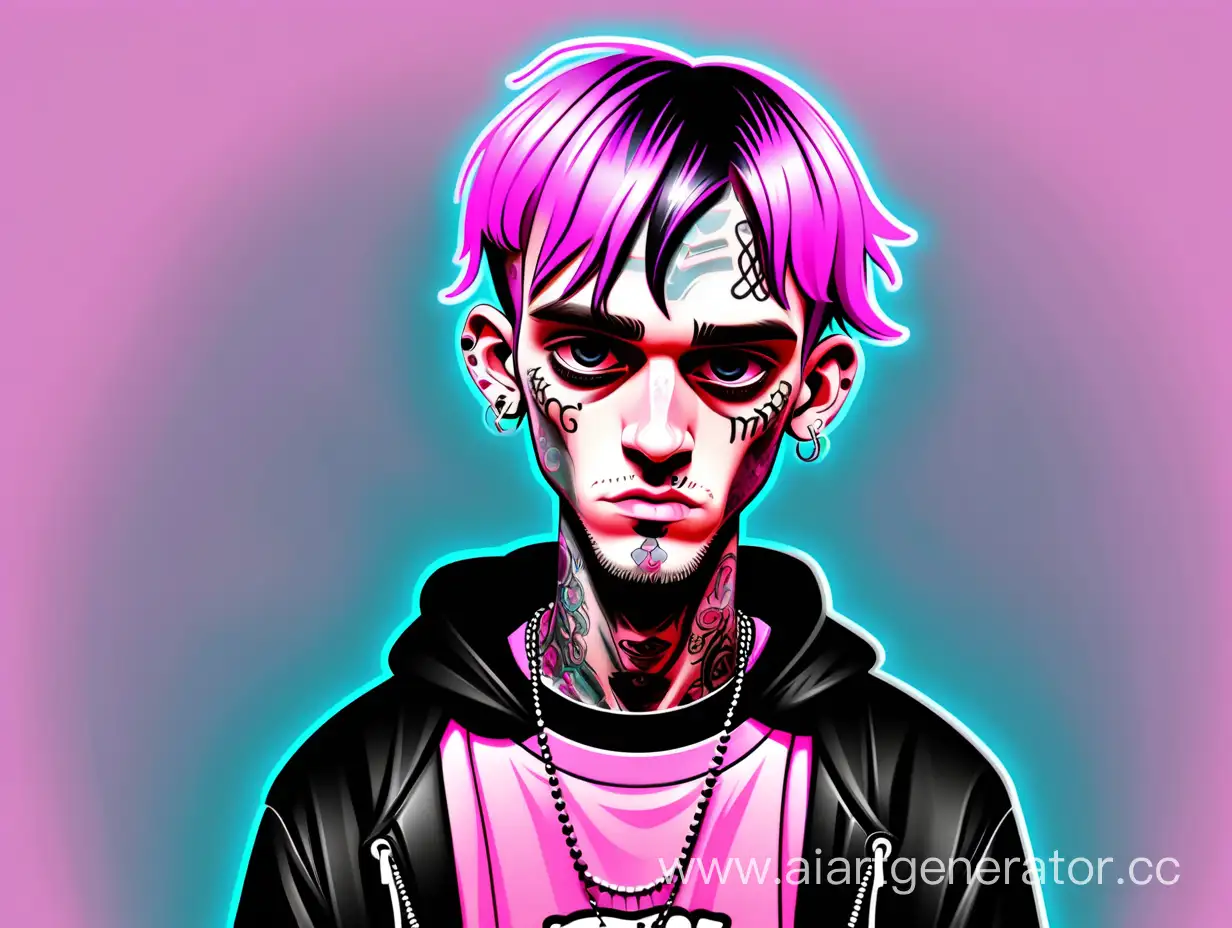 Lil-Peep-Cartoon-Vibrant-Animated-Tribute-to-the-Iconic-Musician