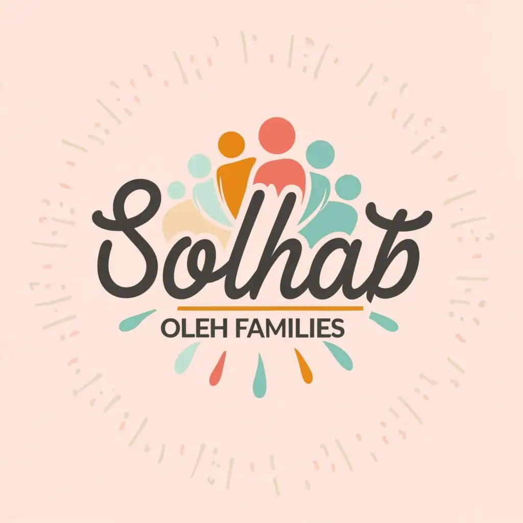 logo, SOLHAB, with the text "SOLECHO FAMILIES", typography, be used in Nonprofit industry