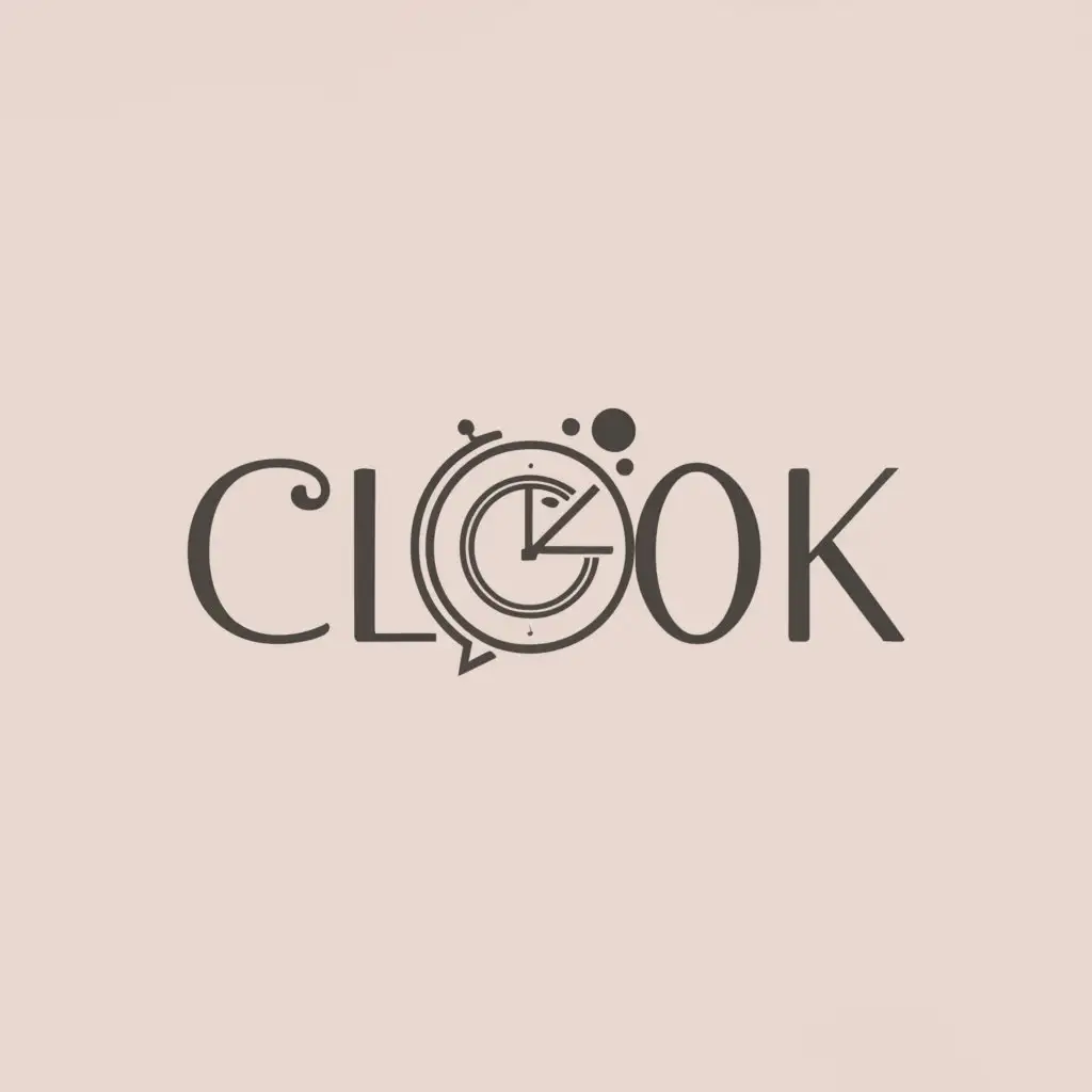 a logo design,with the text "clok", main symbol:beauty,Moderate,clear background