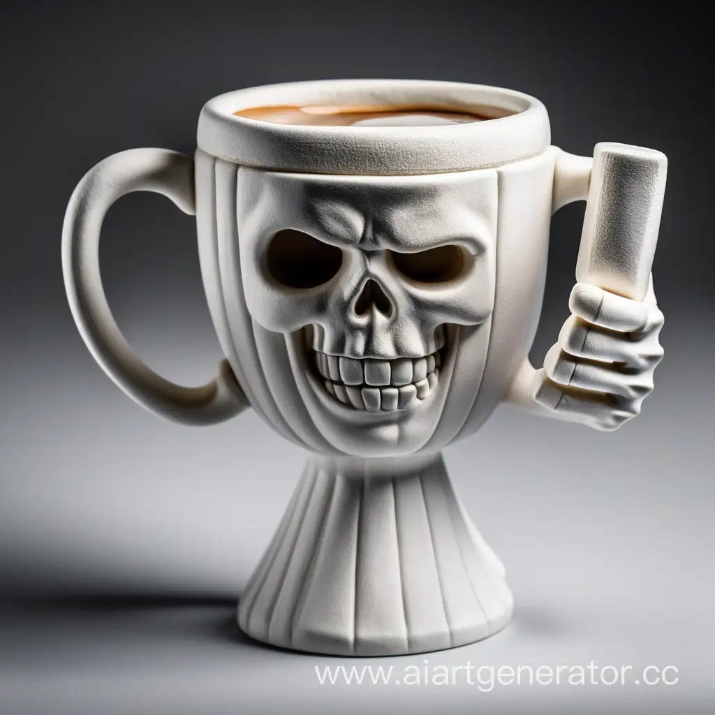 Foamy-Bony-Hand-Grasping-Winners-Cup-Mug