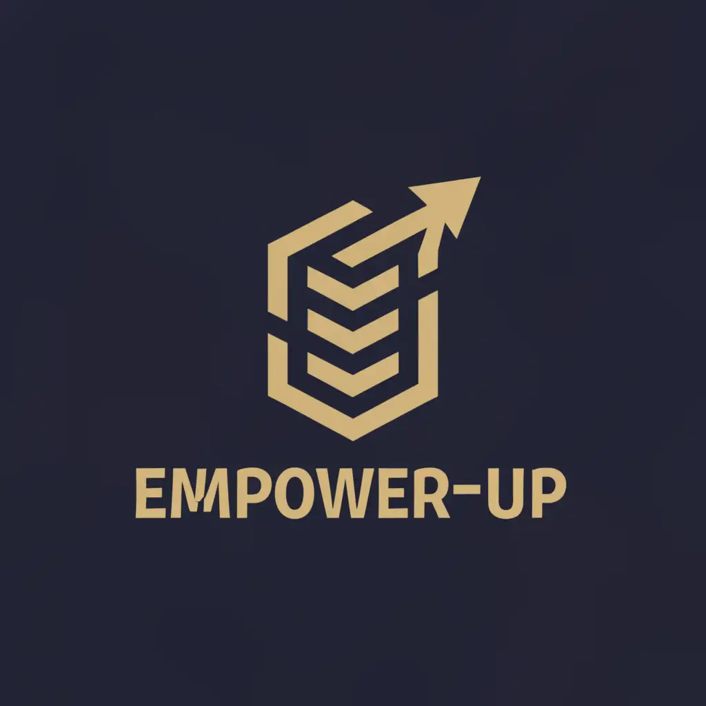 LOGO-Design-For-EmpowrUp-Minimalistic-Upward-Arrow-Monogram-for-Financial-Empowerment