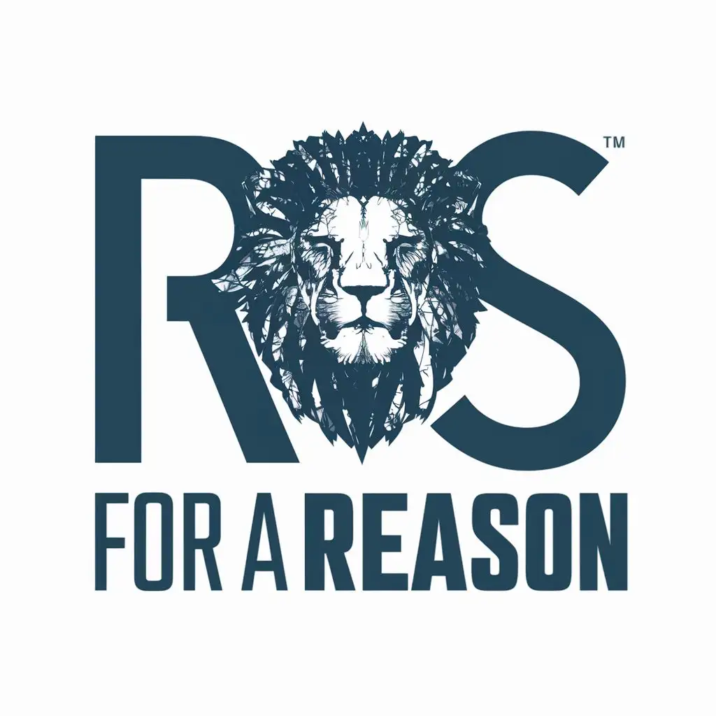 logo, Lion, with the text "Ras For A Reason", typography