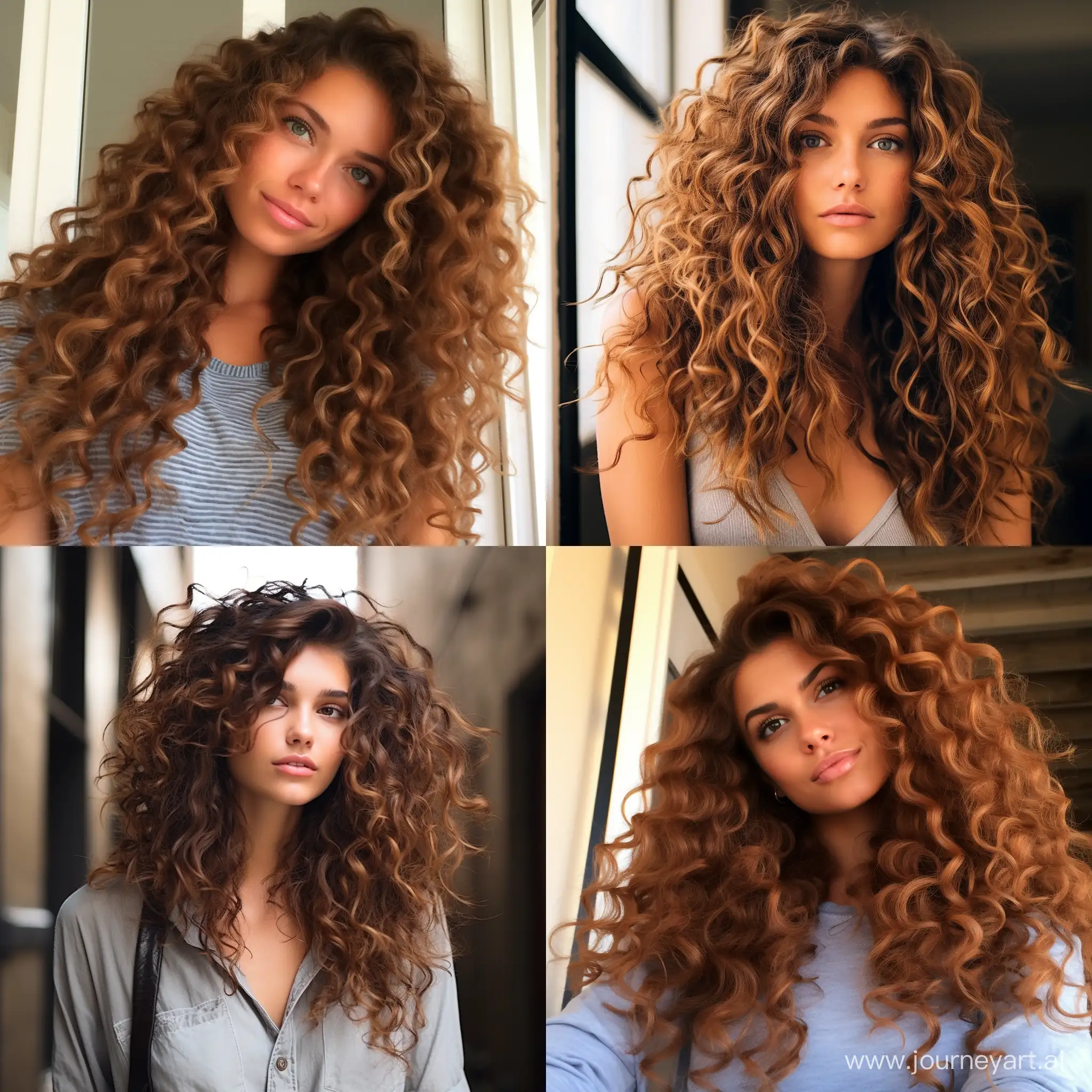 trendy long curly women hairstyles 2024