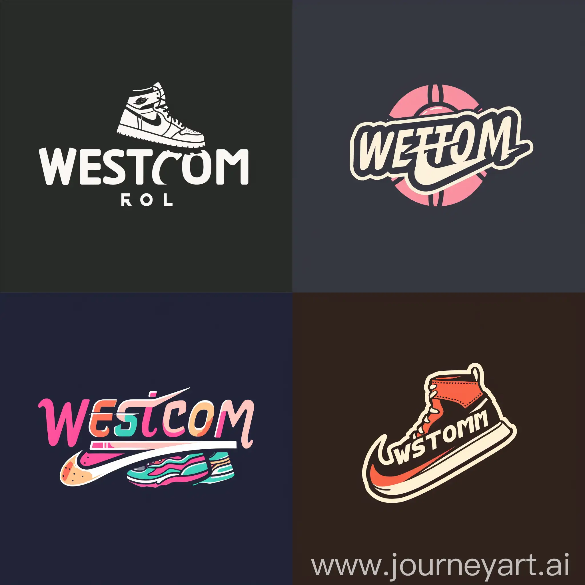 the logo for the sneaker store with the name westroom