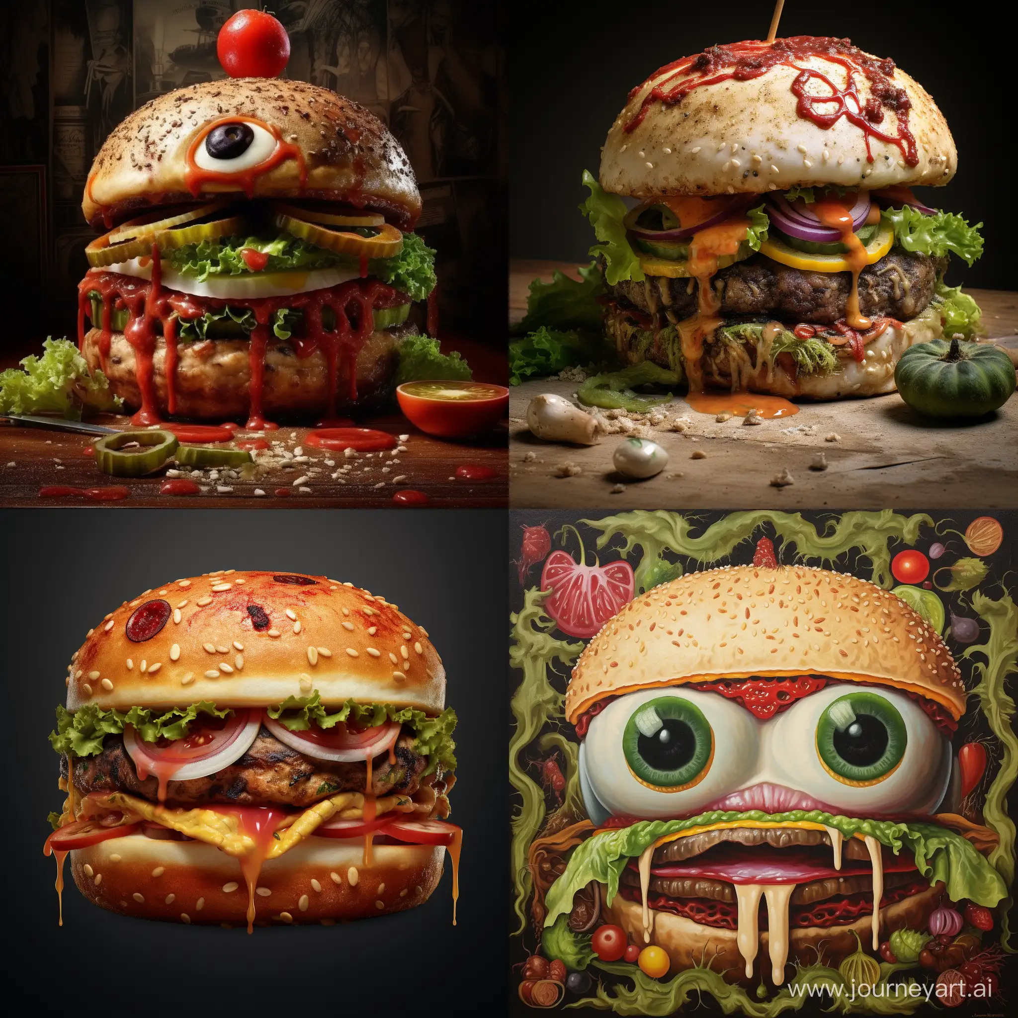 Quirky-Burger-with-Expressive-Eyes
