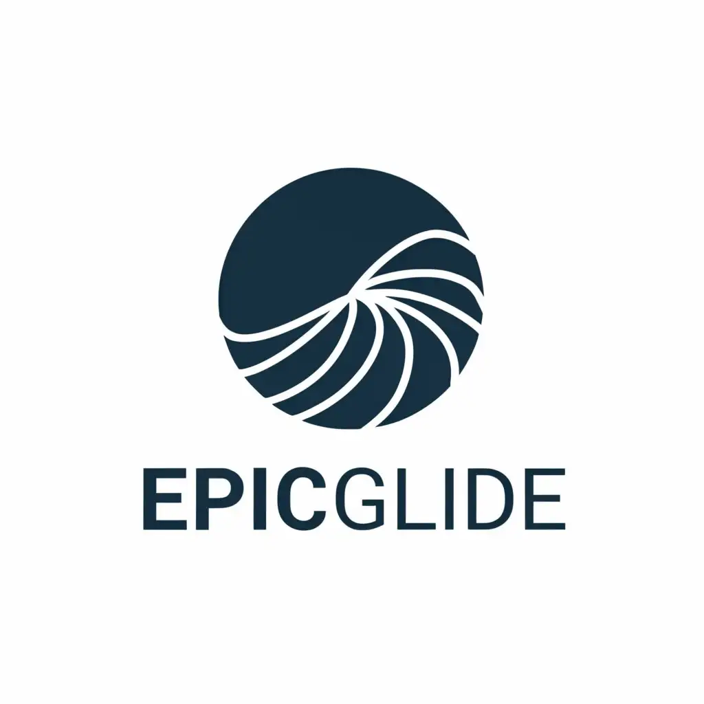 a logo design,with the text "EpicGlide Mousepads", main symbol:Mousepad,Moderate,clear background