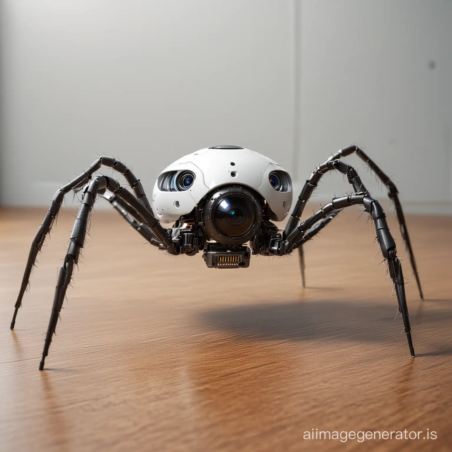 Robotic Spider Security Surveillance System | AI Image Generator