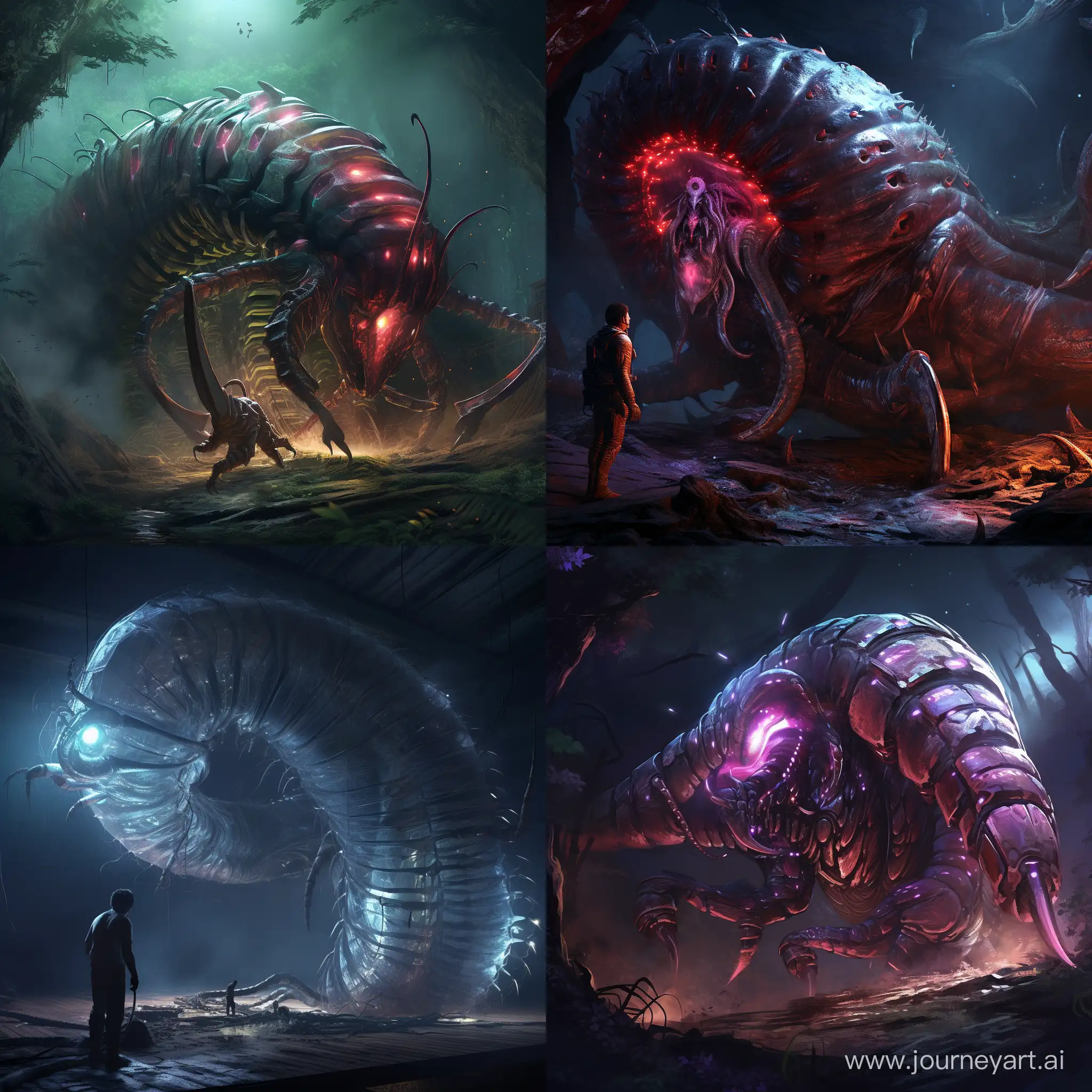 Giant-Cyber-Worm-Art-Intricate-Digital-Serpent