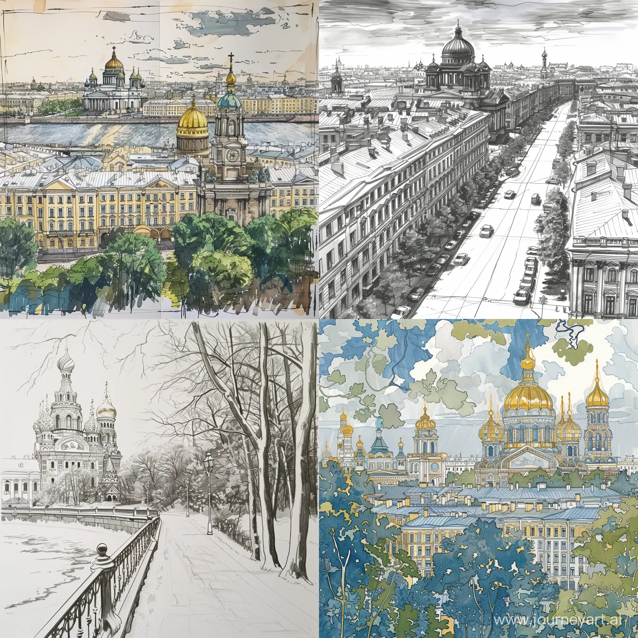Luxurious-St-Petersburg-Skyline-Capturing-Opulence-in-a-11-Artistic-Masterpiece