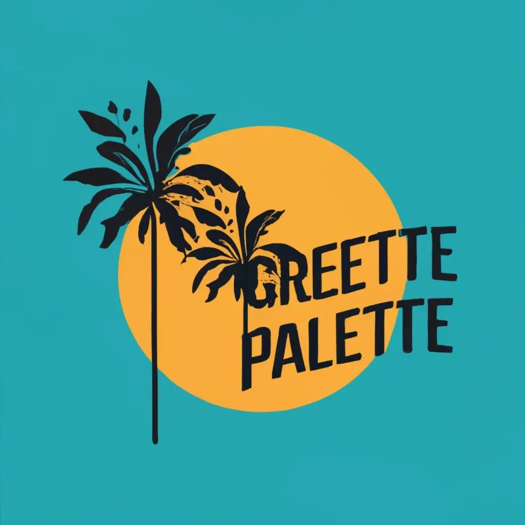logo, greece, with the text "palette", typography, be used in Travel industry