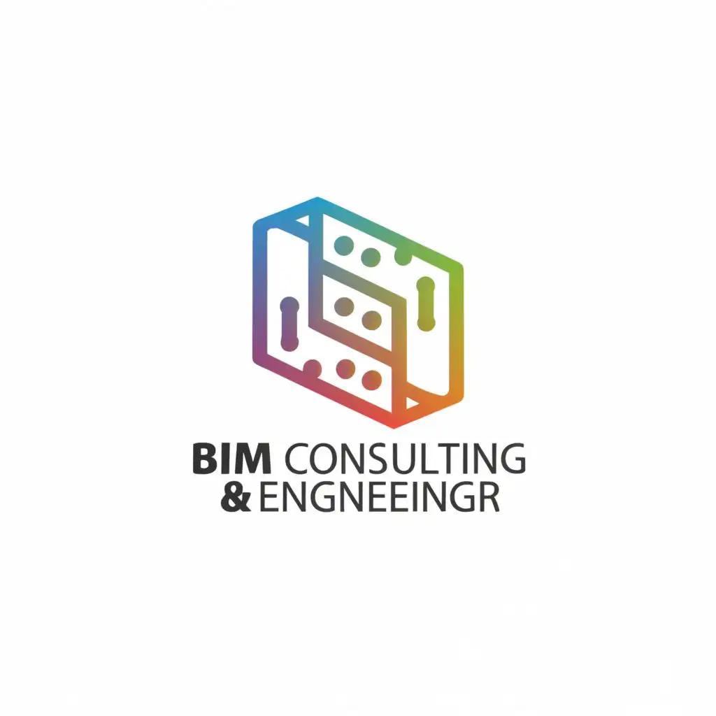 a logo design,with the text "BIM Consulting & Engineering", main symbol:BIM Electrical Modeling and engineering,Moderate,be used in Technology industry,clear background