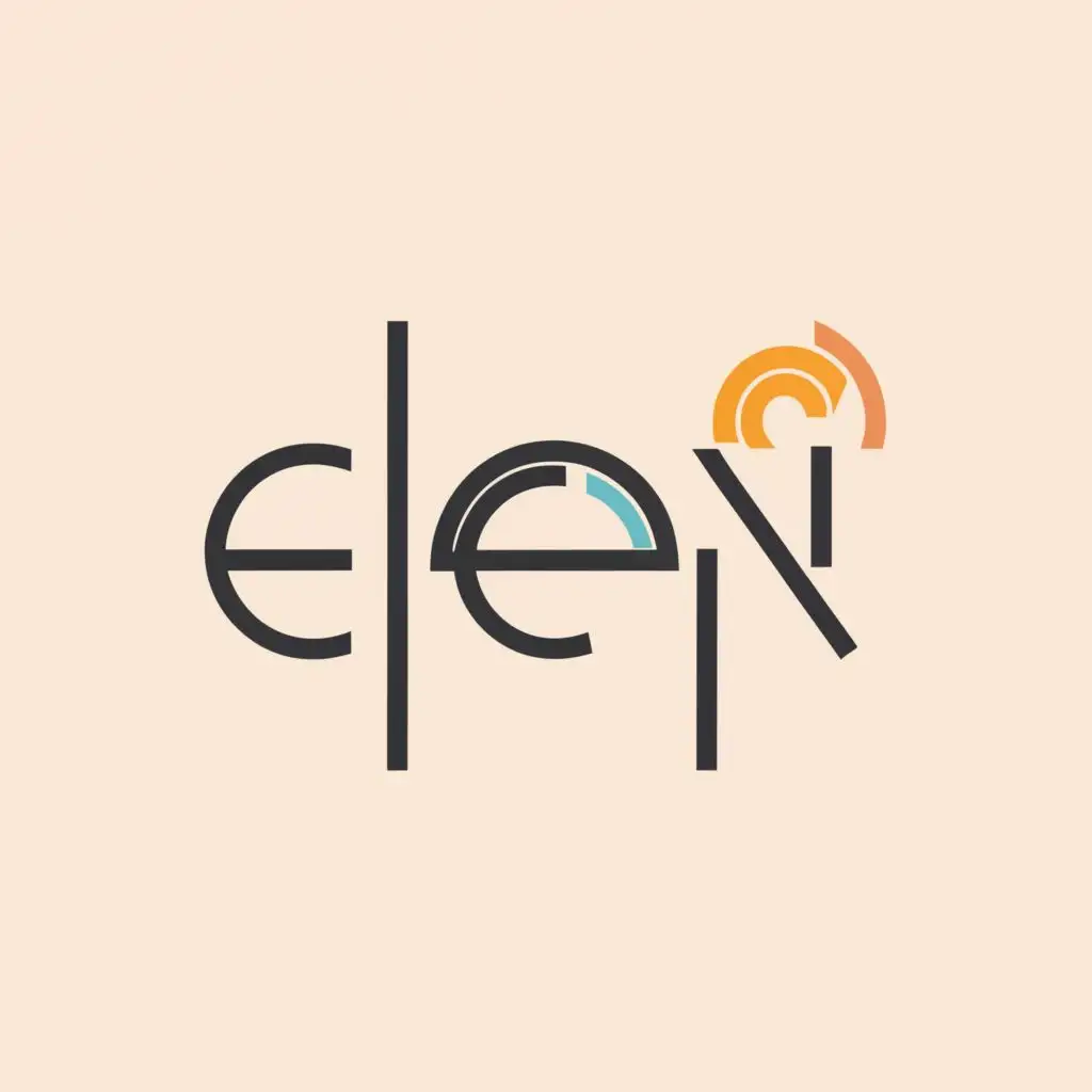 a logo design,with the text "ELEN", main symbol:clothes,Moderate,clear background