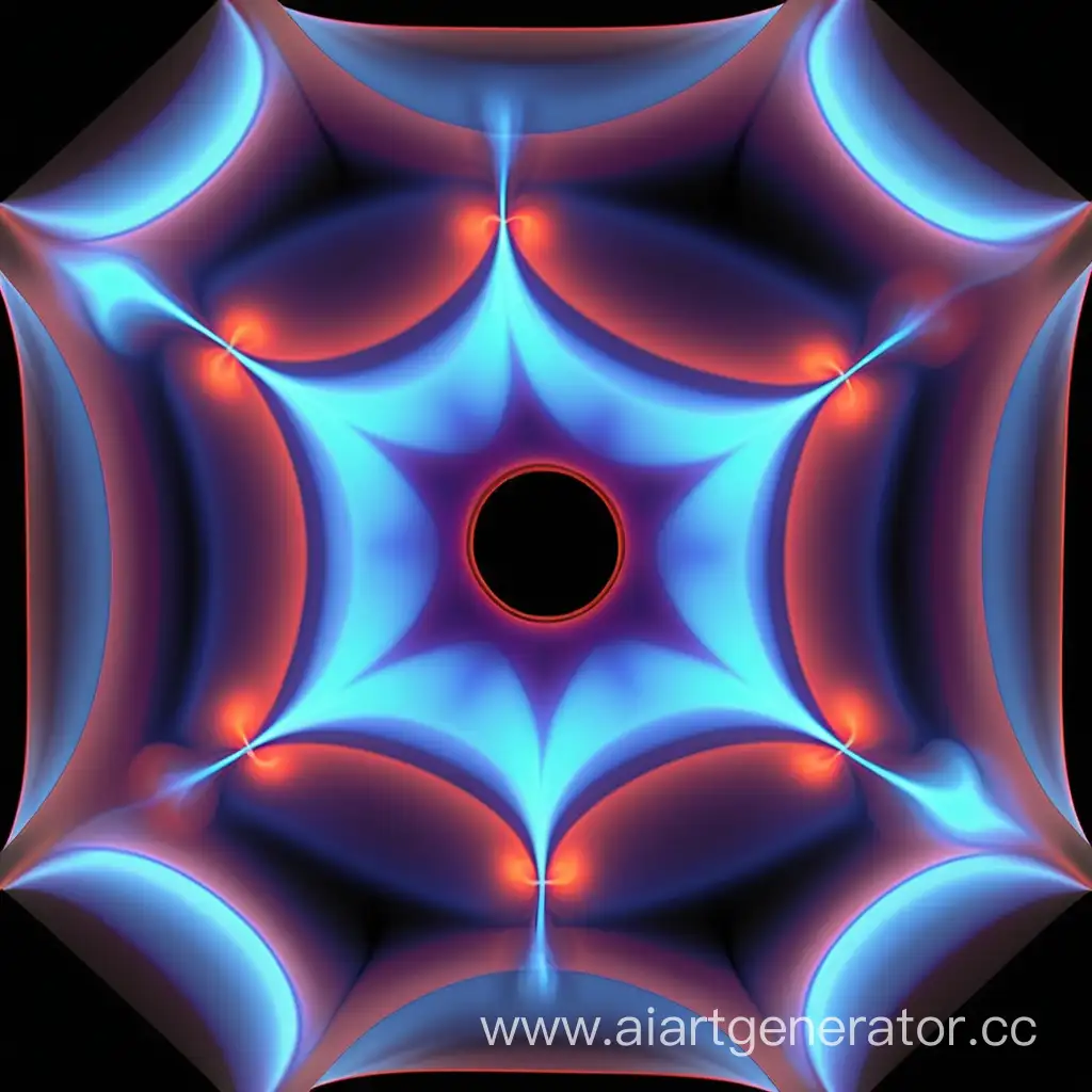 Vibrant-FourCorner-Plasma-Display-Abstract-Digital-Art