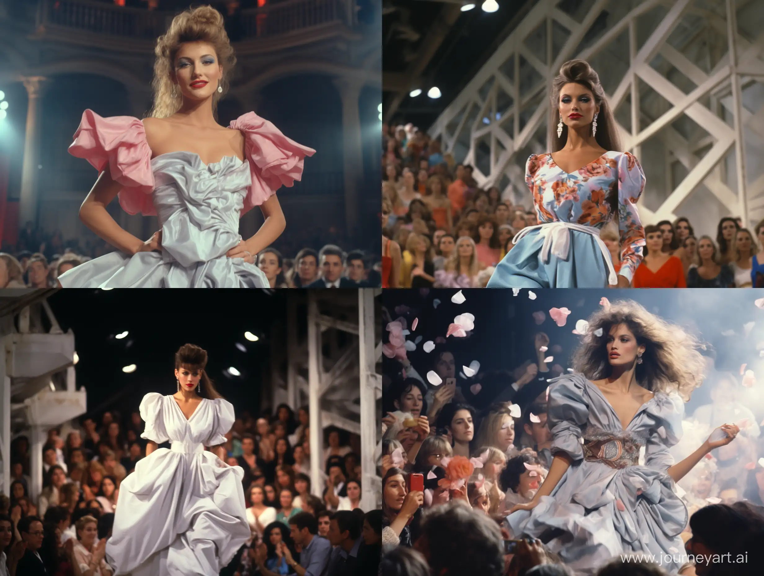 Nostalgic-1980s-Fashion-Show-Captured-on-VHS-Tape