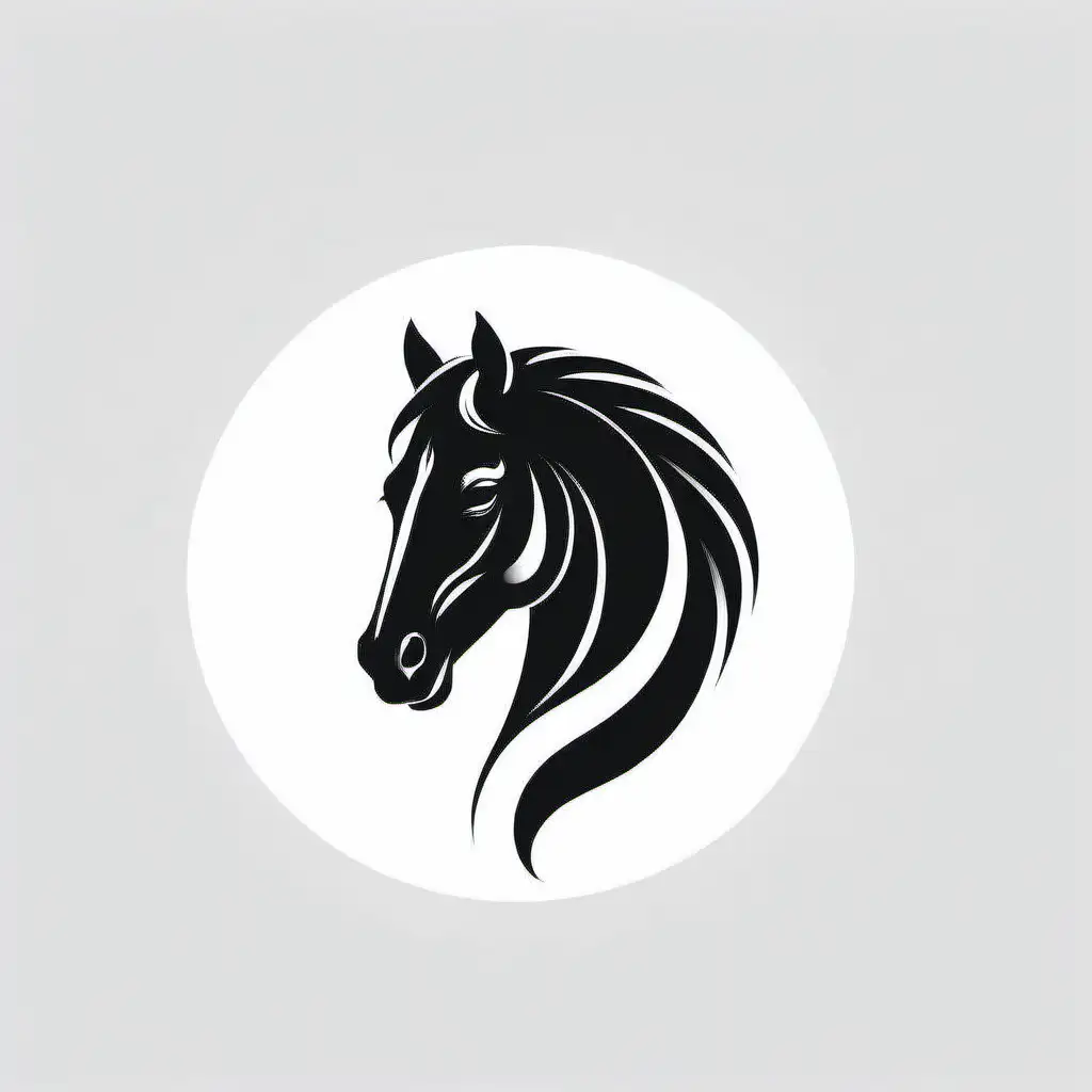 Emblem Of Horse Head Stock Illustration - Download Image Now - Horse, Head,  Icon Symbol - iStock