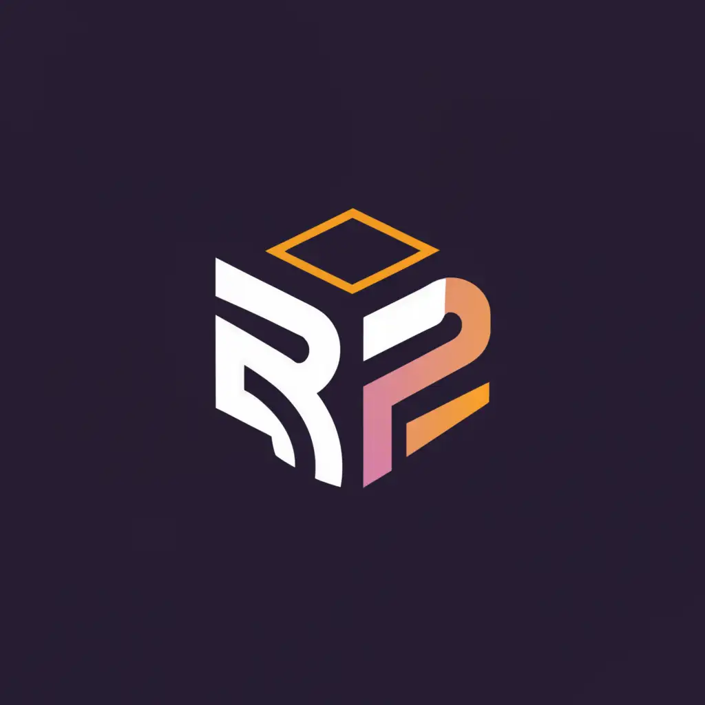 a logo design,with the text "RP", main symbol:box,complex,be used in Technology industry,clear background