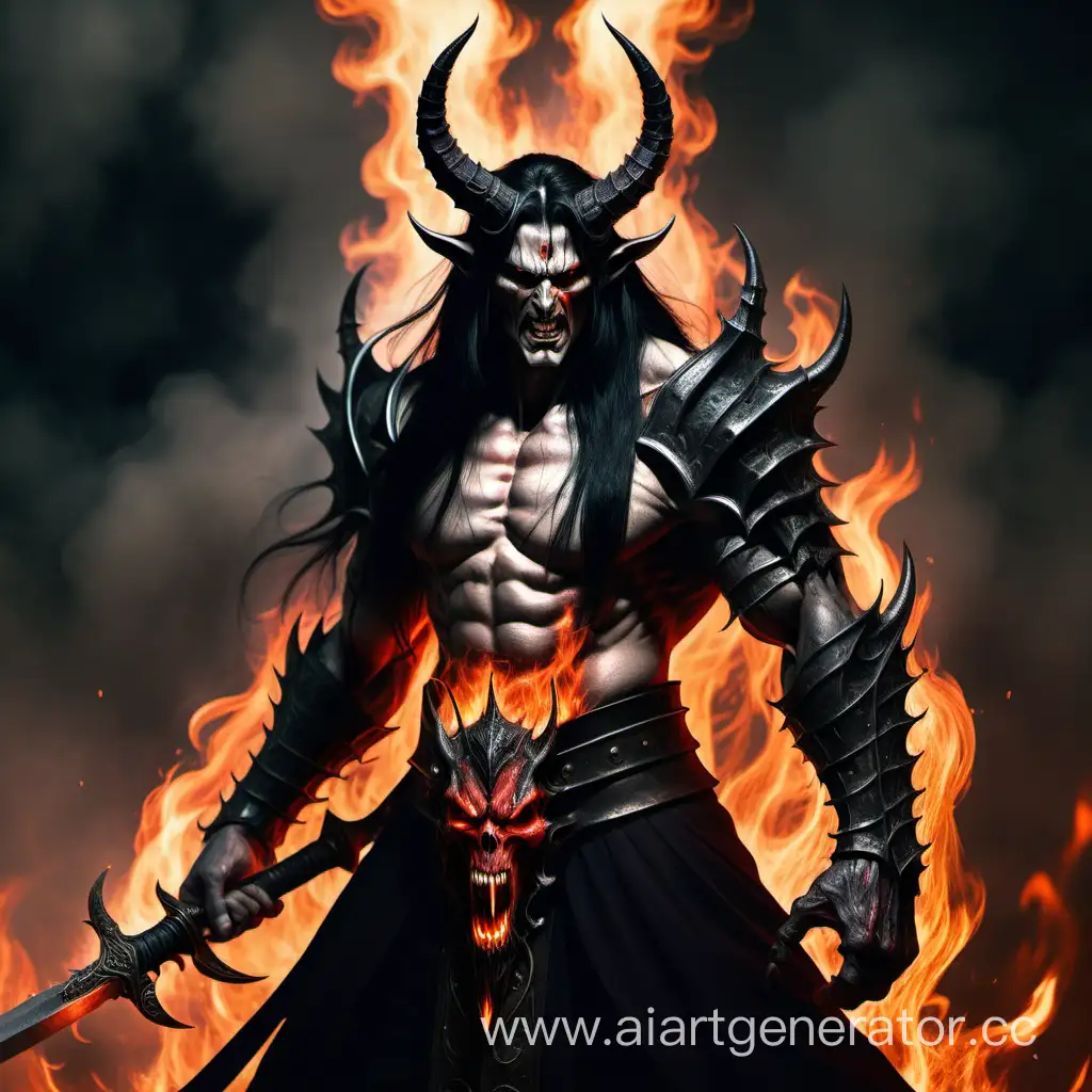 Majestic-Demon-King-with-Fiery-Sword-and-Agonizing-Expression