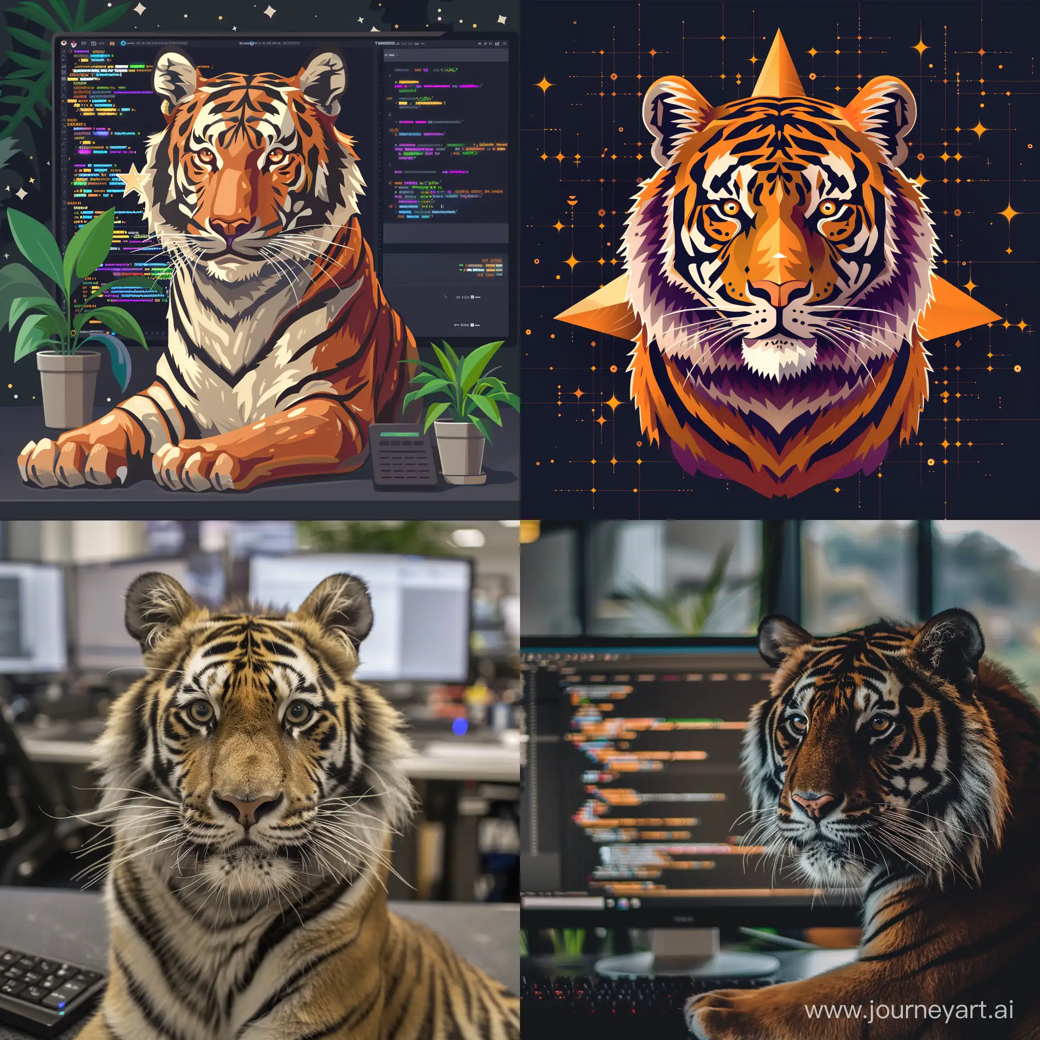 Star-and-Tiger-in-Software-Development-Office