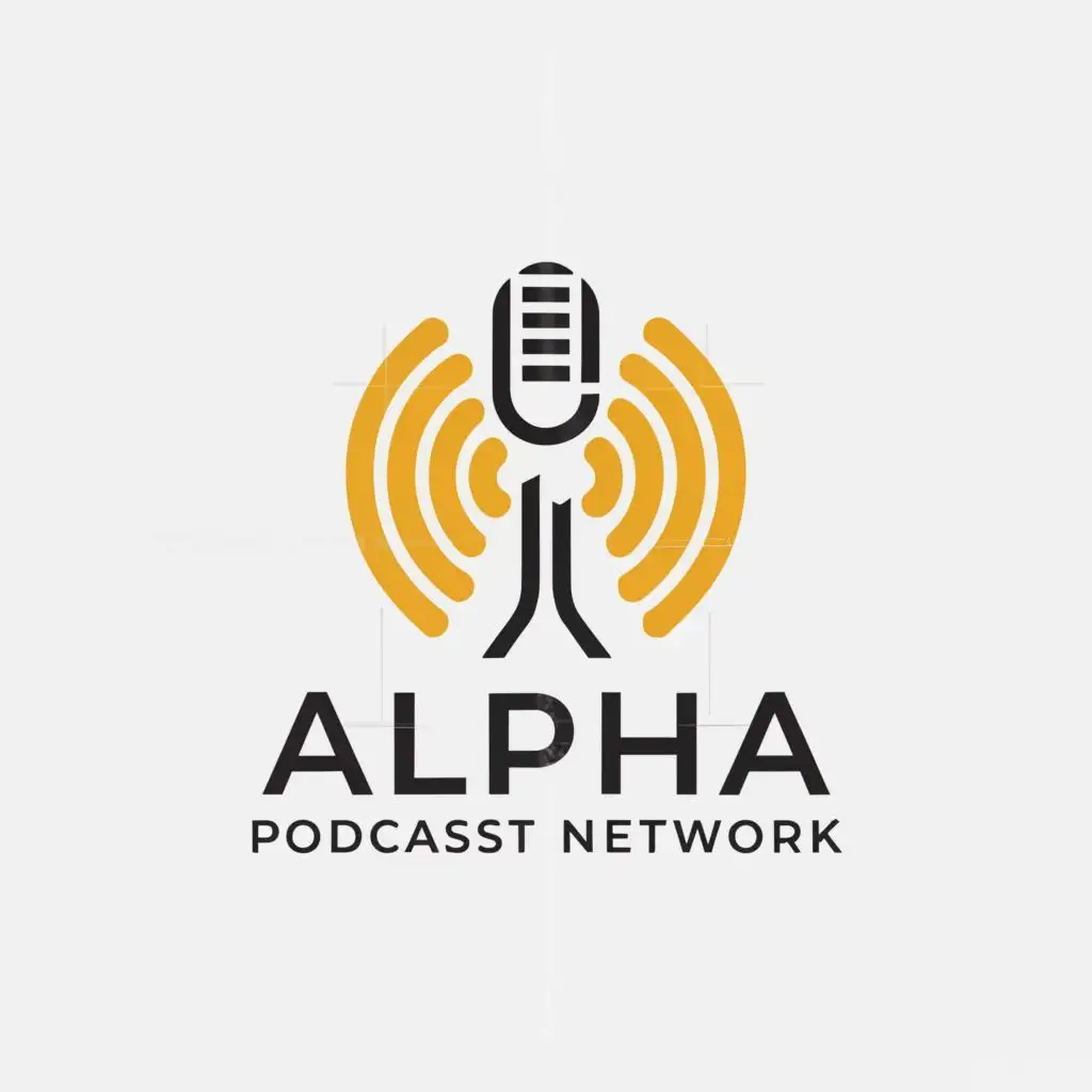 a logo design,with the text "alpha.podcast0", main symbol:art, be used in Internet industry